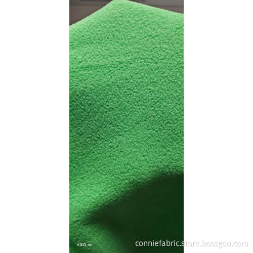 100% Polyester Polar Fleece Dyed Fabric DTY 100d/144f